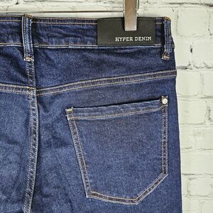 HYPER DENIM | stretch denim zip & tie waist skinny jeans